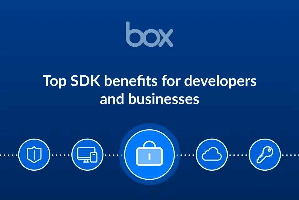 Thumbnail for a blog post on the top SDK benefits for developers and businesses