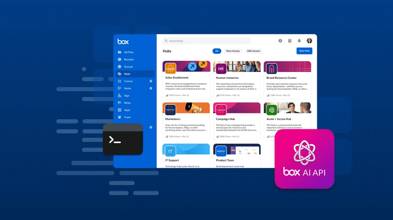 Get started with Box Hubs API