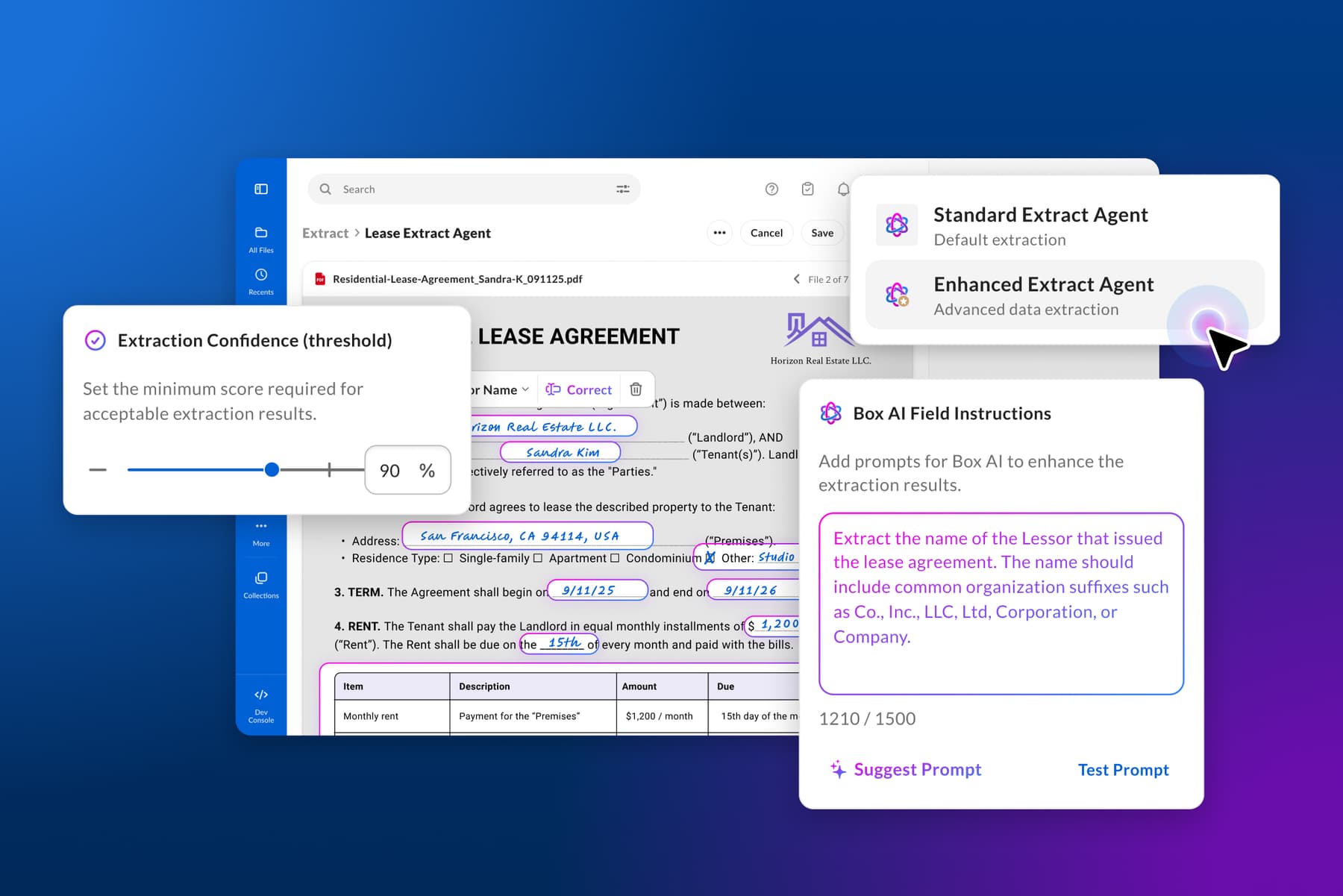 From Files to Intelligence: Choosing the Right Box AI Extract Agent