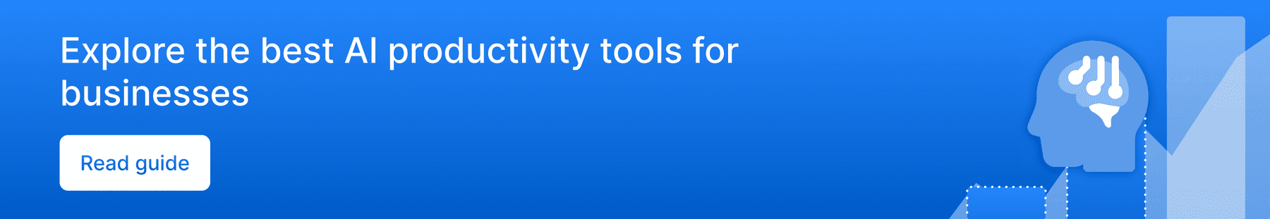 Graphic linking to the Box guide on AI productivity tools for businesses.