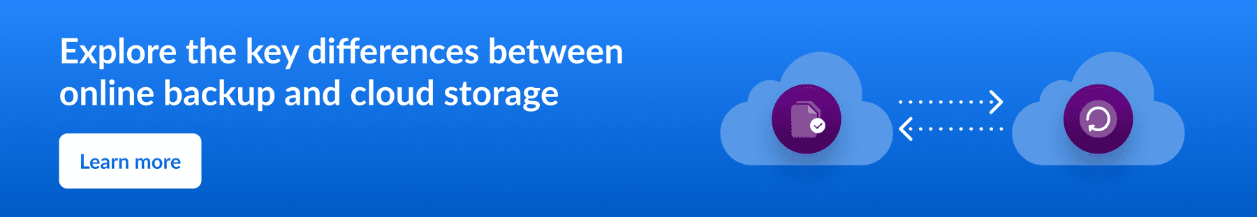 Understand the key differences between online backup and cloud storage