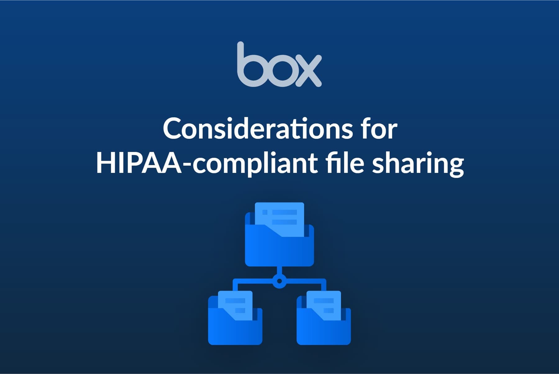 Considerations for HIPAA-compliant file sharing