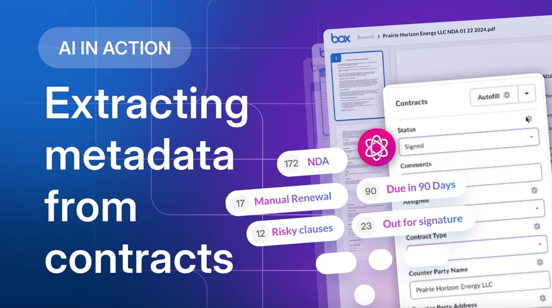 Simplify contract management with AI extraction