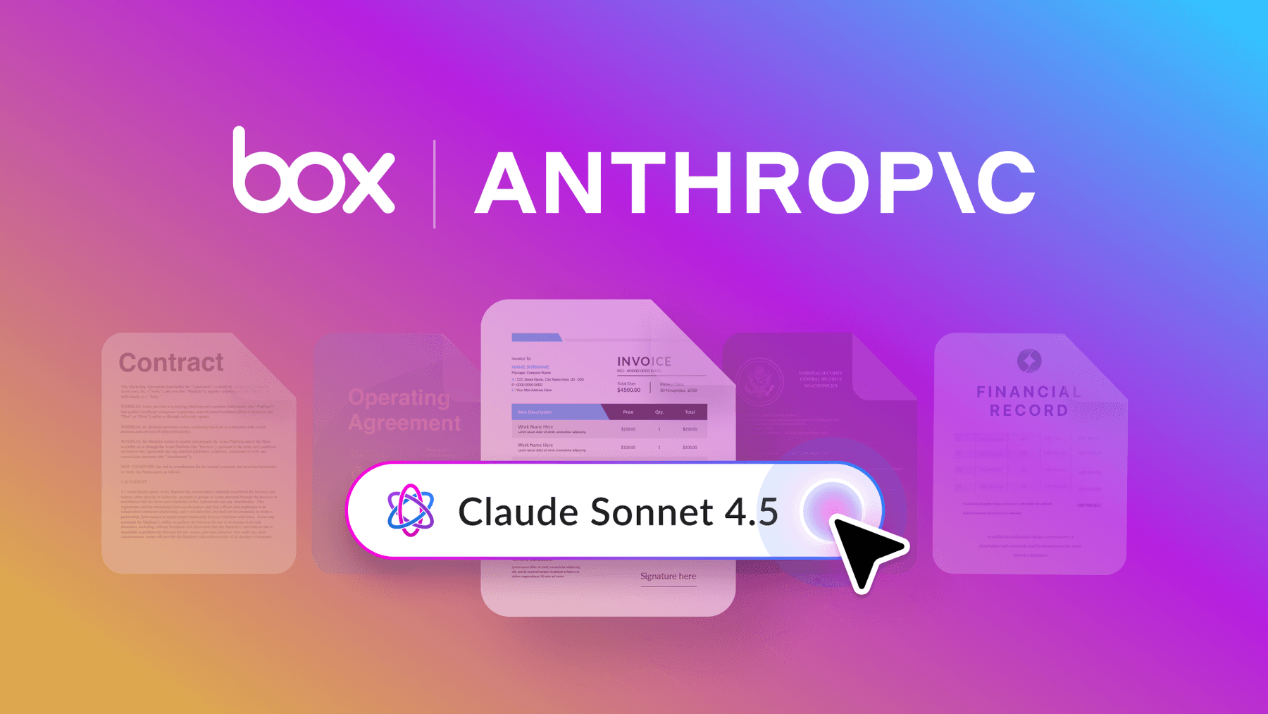 First Look: Claude Sonnet 4.5’s breakthrough in reasoning over tabular and unstructured enterprise content with Box AI