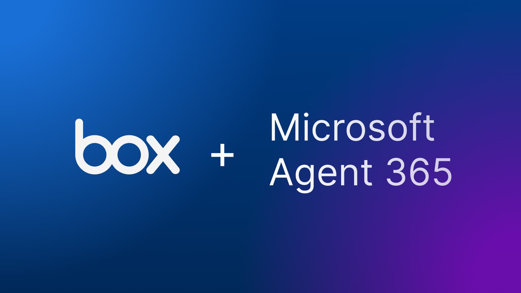 Box announced as a launch partner for Microsoft Agent 365: delivering secure, governed AI agents for the enterprise