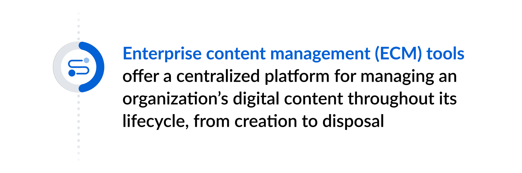 Definition of enterprise content management (ECM) tools