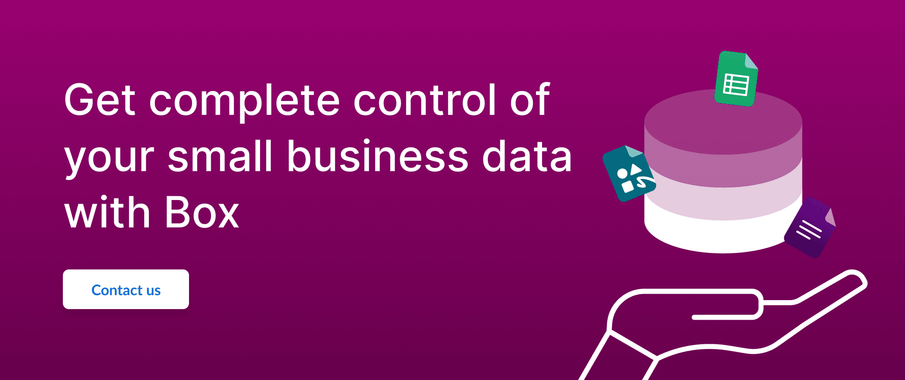 Get complete control of your small business data with Box.