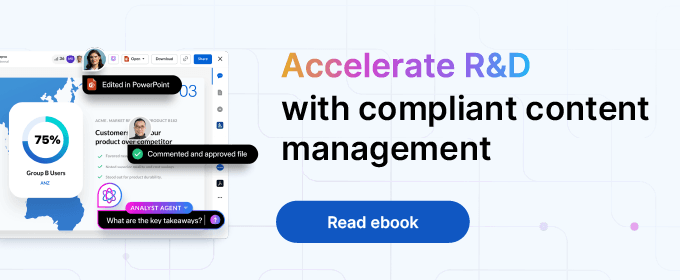 Accelerating biopharma innovation in R&D using Intelligent Content Management