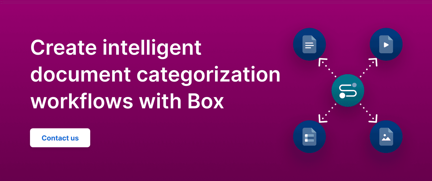 How does document categorization work? | Box